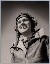 1942 WWII 102nd OBSN Sq. 7 x 9" Photo of Pilot - Fantastic Original World War II