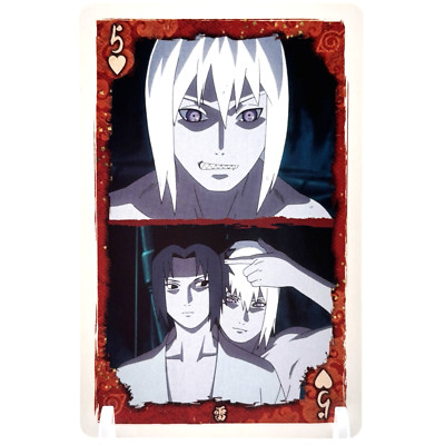 Naruto Shippuden Playing Cards Sasuke Jump #5 one thouthand bird Anime Japanese