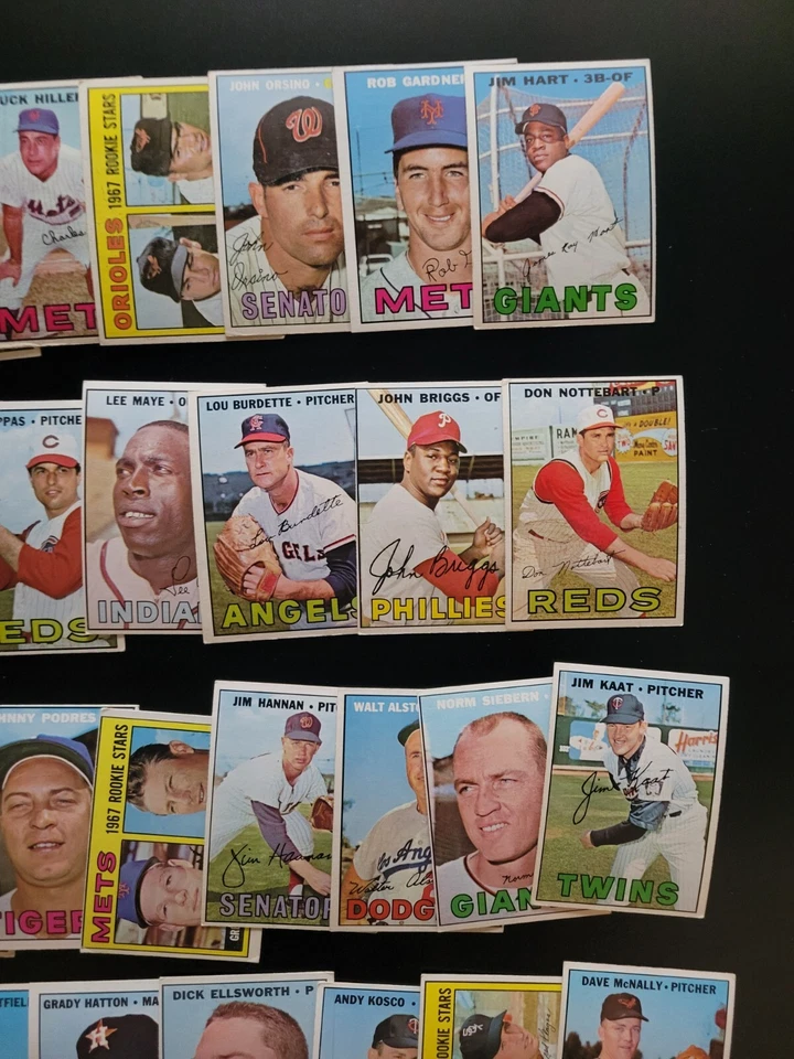 1967 年 Topps 棒球套装 - 86 不同 - Bobby Knoop | Tito Fuentes | 更多! — 第 4/4 张图片