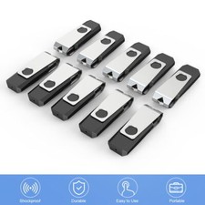 Kootion USB 2.0 128GB 10Pcs Metal Swivel Style Flash Drive External Drive Black