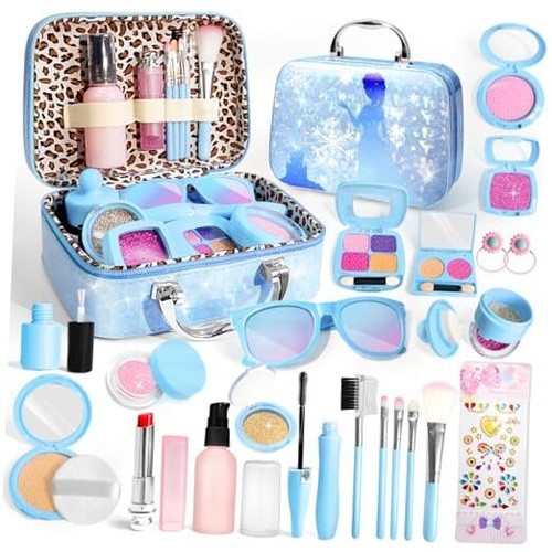 Pretend Makeup for Toddlers, Fake Play Makeup for Little Girls, Frozen Toy - 第 1/7 張圖片