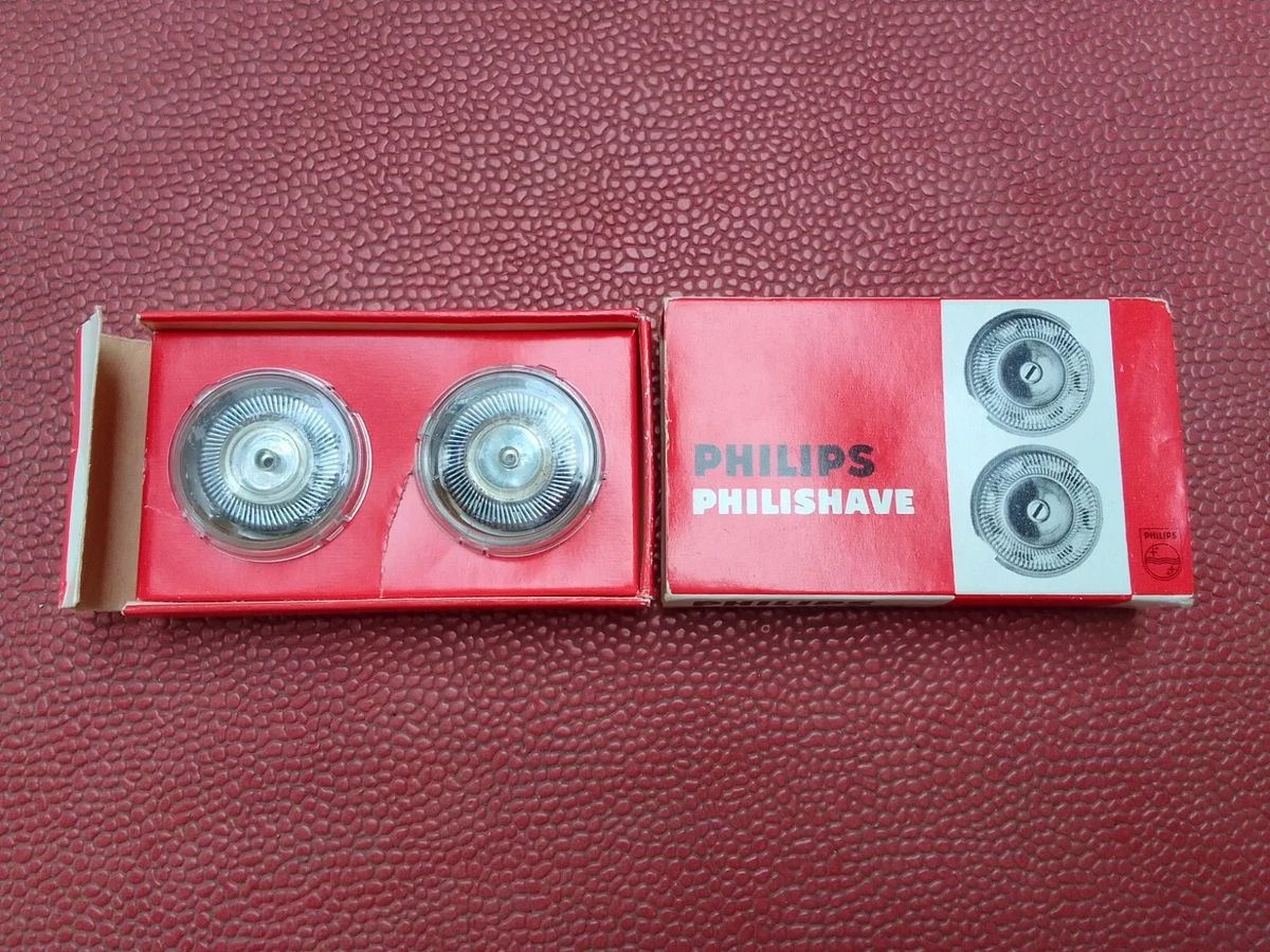 Têtes De Rasoir Philips SC8081 (Philishave) - Modèle Vintage 2 Têtes, Fabriqué En Hollande - Ouvert Jamais Utilisé