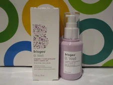 BRIOGEO ~ B. WELL ORGANIC + COLD PRESSED 100% CASTOR OIL ~ 1.5 OZ BOXED 