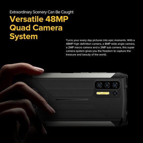Ulefone Power Armor 13 Rugged Phone 8GB +256GB 48MP Camera 13200mAh OTG NFC - Picture 9 of 17