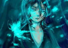 Anime bleach kuchiki rukia girls nanfe cyan women CCG Gaming Mat Desk