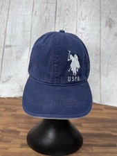 U.S. Polo Assn. Blue Baseball Cap Hat StrapBa...