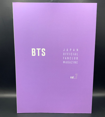BTS Japan Official FanClub FC Limited Magazine Vol.7 Photo Book