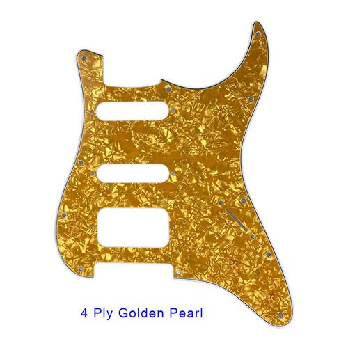 Golpeador de guitarra para EE. UU. Fender Strat HSS sin orificio de control opción multicolor - Imagen 10 de 27