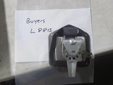 Buyers L8815 Stainless Single Point T-Handle Latch with Mounting Holes and Key