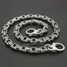 Mens Stainless Steel KeyChain Biker Punk Wallet Chain 5A020WCA 18"  36" BZ