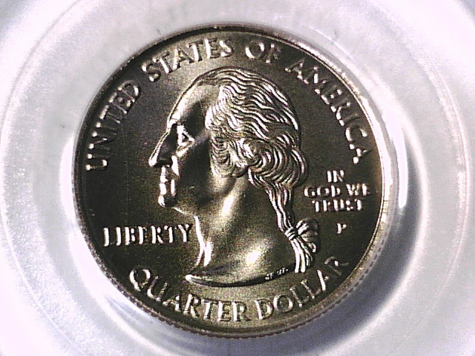 Oklahoma 2008 P Washington State Quarter PCGS MS 68 Satin Finish 13514600 - Image 2 of 3