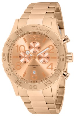 Invicta Specialty Pulse Men's Watch - 50mm, Rose Gold 1271 NEW