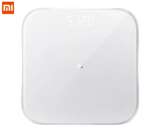 Xiaomi mi Smart Scale 2 Weight Loss Test Health with Mi Fit App, White