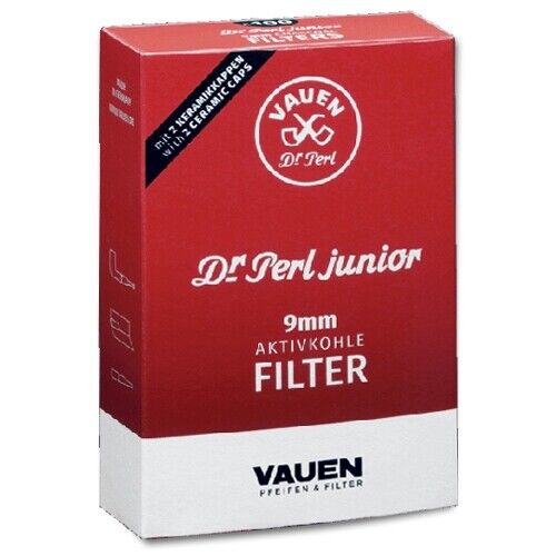 8 Schachteln à 180 Filter Pfeifenfilter Dr. Perl Junior Jumax Aktivkohle 9 mm - Bild 1 von 1