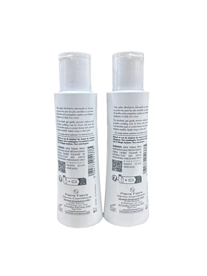 Paquete de 2 desmaquillantes de ojos suaves Avène (4,2 fl oz por botella) Foto 2 de 3