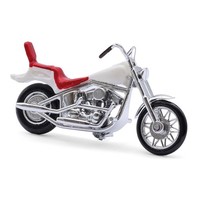 "Busch 40154 Us Motorrad \"Harley-Davidson\" Weiß/Rot, 1:87, Neu - Modell"