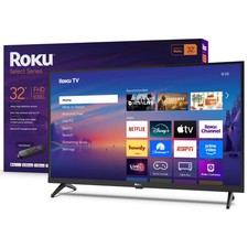 Roku Smart TV 32Inch Select Series, 1080p Full HD TV Roku TV with Voice R...