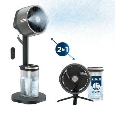 Shark - FlexBreeze Pro Mist - Indoor & Outdoor Fan with Misting System, Corde...