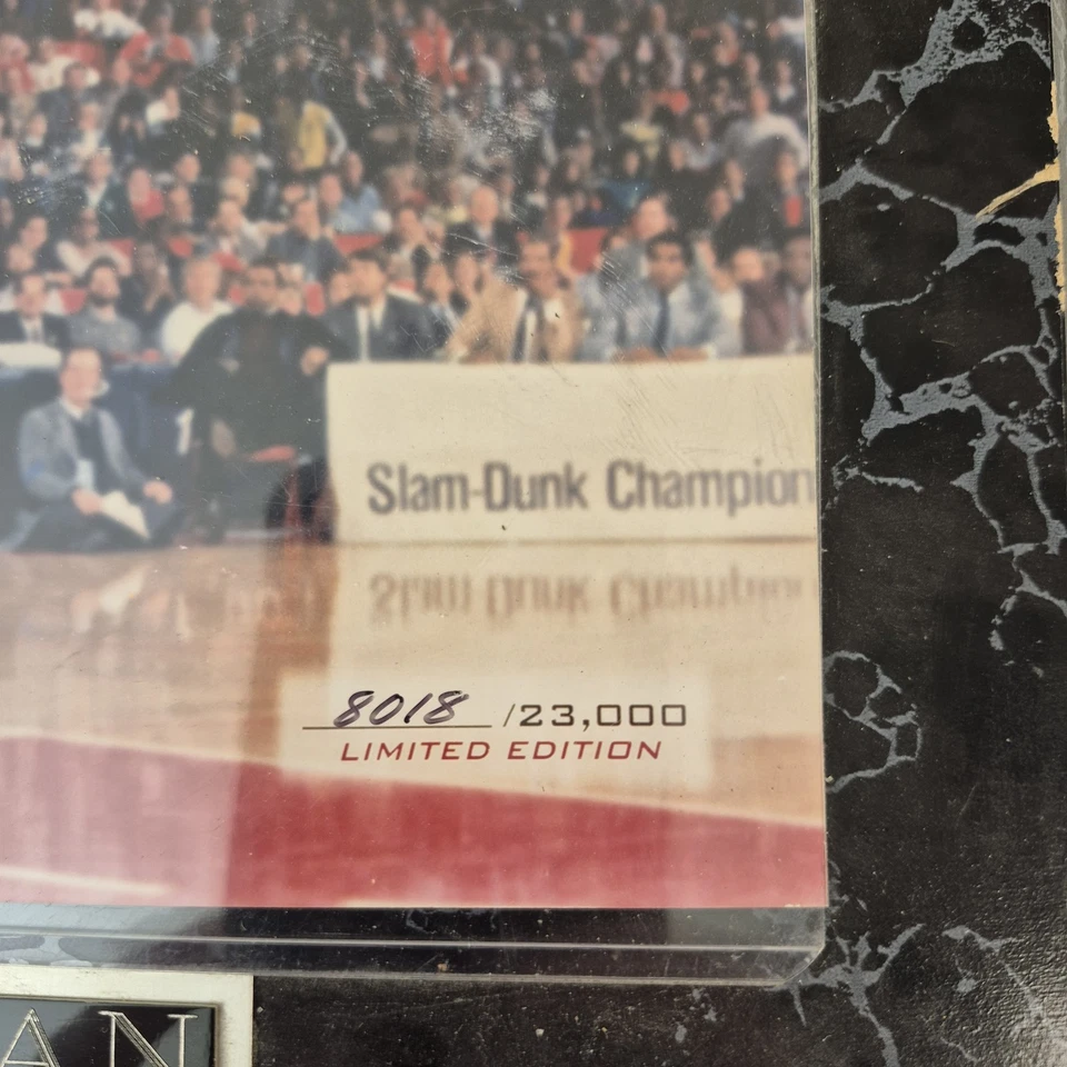 迈克尔·乔丹 1988 年大满贯扣篮冠军 #8018/23000 限量版牌匾 — 第 2/4 张图片