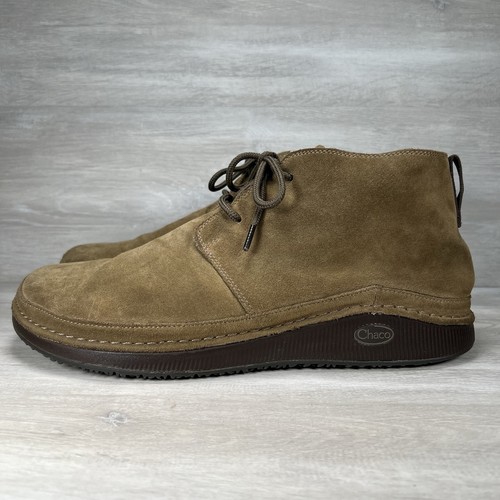 Chaco Paonia Desert Chukka Boot Mens 13 Brown Suede Wool Lined JCH108737 - 第 1/10 張圖片
