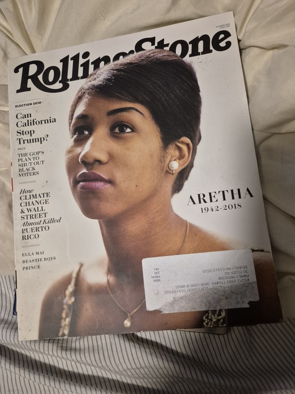 Aretha Franklin Queen of Soul Entertainment Weekly August 2018 Tribute Issue