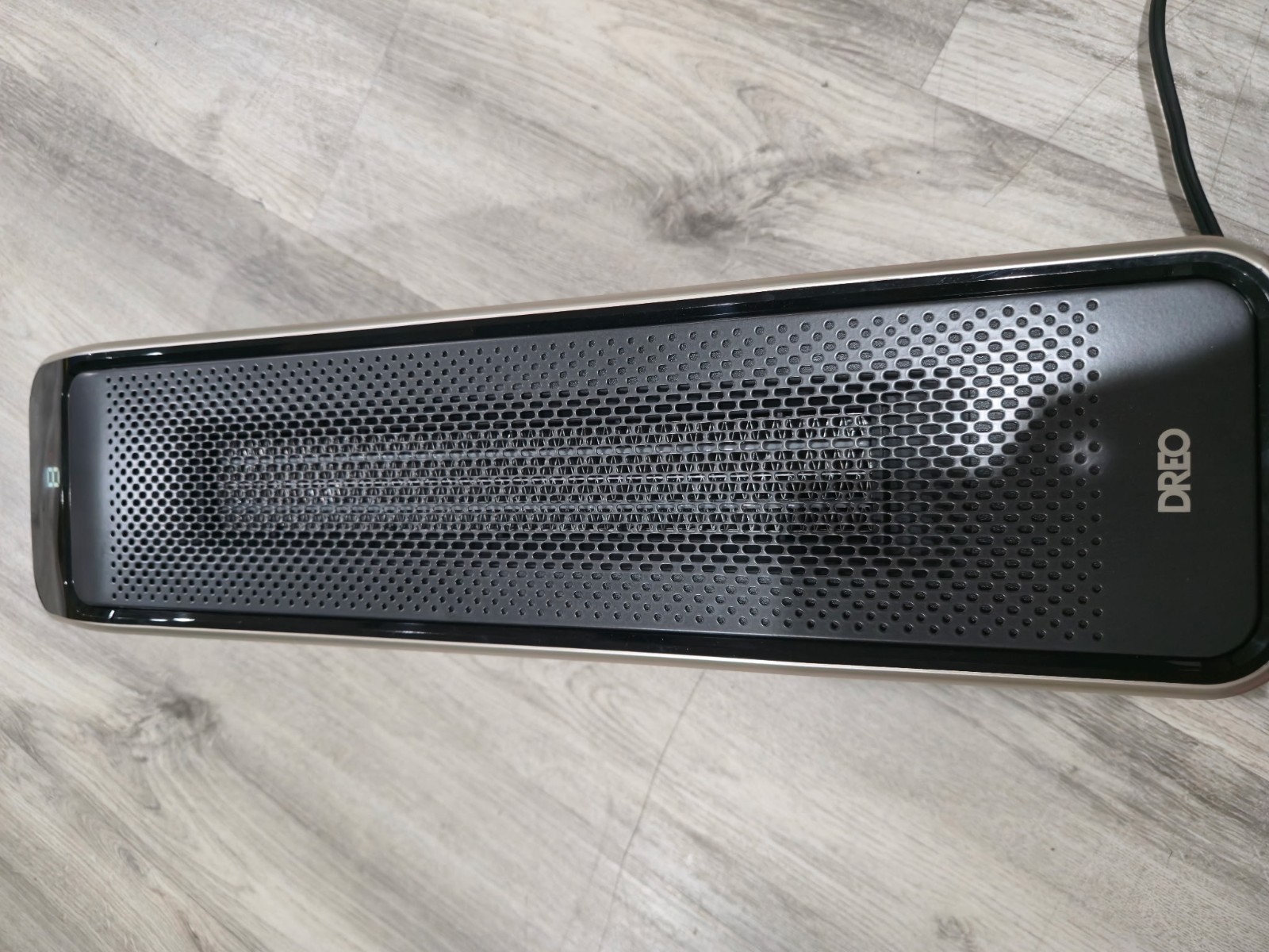 Dreo 25" Fast Heating Indoor Space Heater with Remote & Safety Features - Silver