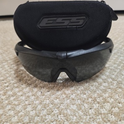 ESS Ballistic Sunglasses ANSI Z87 Military Tactical Eye Pro Case