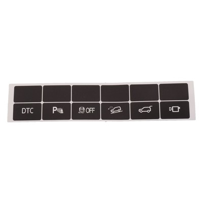 Upgrade Your For BMW E70 E71 with  for DASH Button Stickers Enhanced Safety