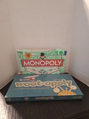WOOTOPOLY Board Game 1st Ed SEALED 2012 and Monopoly Sealed