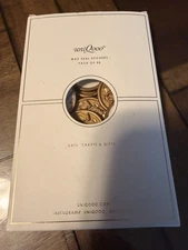 36 Pcs Adhesive Wax Seal Stickers Floral Wax Stickers Antique Bronze