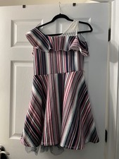 Girls Dress With Under Ruffle