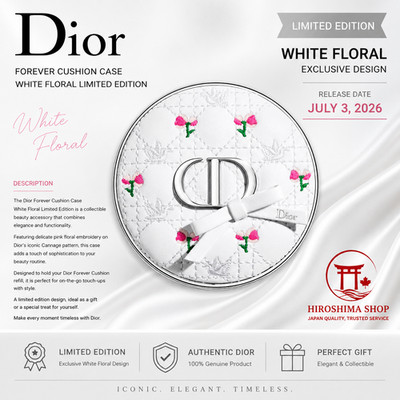 PSL Dior Bow Forever Cushion Flower Bow Case Only from Japan Neu