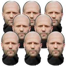 New 3D Printed Mask Elastic Mesh Cosplay Headwear Hip Hop Fashion Face Mask Men