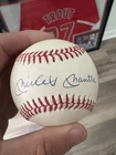 Mickey Mantle Autographed Baseball Ball American League, Yankees HOF 500 Club