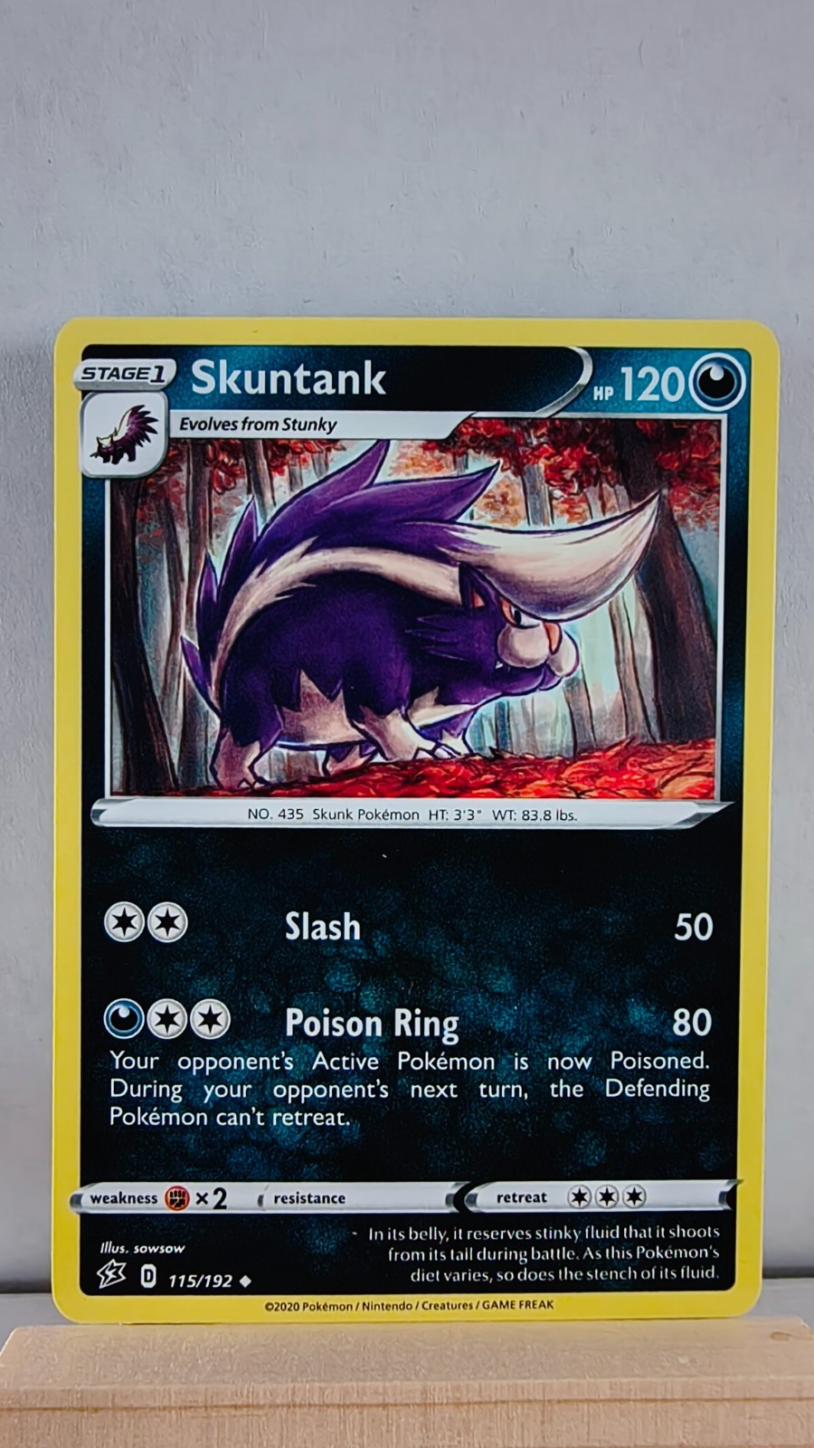 Skuntank [LP] - Pokemon TCG Rebel Clash 115/192 [Uncommon]