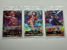 Sabo Ace Luffy ST13-001-002-003 Set Seven Eleven PROMO ONE PIECE Sealed teka