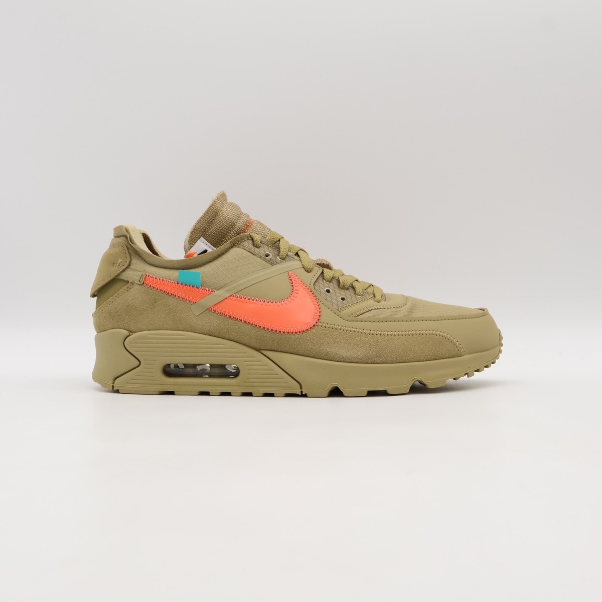 スニーカー NIKE OFF-WHITE AIR MAX 90 DESERT TD 16cm Nike Air Max 90 Off-White Desert Ore Men's - AA7293-200 - US