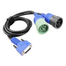 Professional Truck OBD Connector Adapter Cable, 6Pin 9 Pin for Maintenance Use