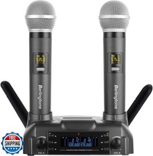 Berlingtone Professional Dual Dynamic Handheld UHF Wireless Micr