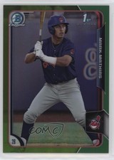 2015 Bowman Draft Chrome Green Refractor 78/99 Mark Mathias #99 0kz8