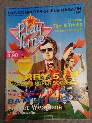 Play Time 1991 Nr. 11 - Nov. 91 - Computer-Spiele-Magazin - mit Poster - Z1-