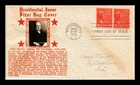 DR JIM STAMPS US COVER JOHN QUINCY ADAMS PRESIDENTIAL SERIES FDC CROSBY PHOTO