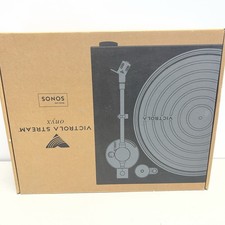 AS IS VICTROLA STREAM ONYX WORKS W SONOS TURNTABLE VPT-2000 BLK OR NEED REPAIR