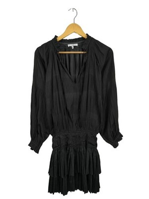 CURRENT AIR Langarmkleid Damen Kleid Gr. DE 34 schwarz Casual-Look