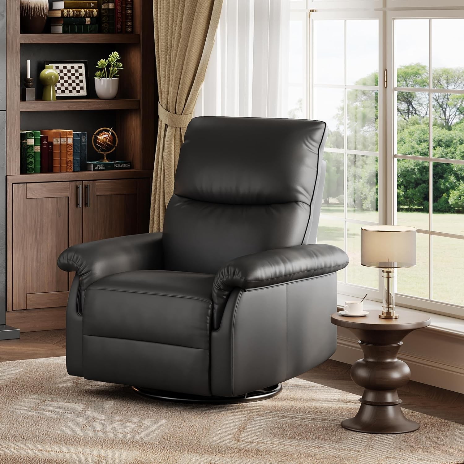 360&deg; Glider Manual Recline Black 350lb