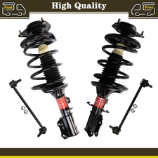 4 Front Sway bar links Monroe Struts Coil Springs Fits Kia Spectra 2.0L