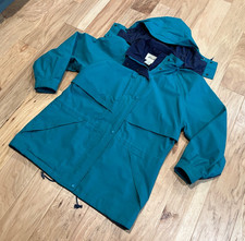 Vintage 90s Eddie Bauer Women s Gore-Tex Mountain Parka Teal/Navy Gorpcore Large
