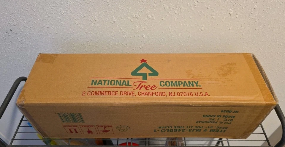 National Tree Company 2 Ft Prelit Fir Christmas Tree w/ Base (Open Box). - Image 4 of 4