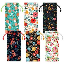 24 Pcs Sunglass Pouch Drawstring Microfiber Pouch Multicolor Soft Sunglasses ...