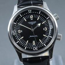 Longines Legend Diver L3.674.4 Automatic Black Dial Men's Watch 42mm JAPAN Exc+5